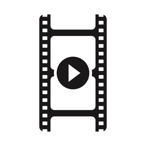 Play symbol on film strip