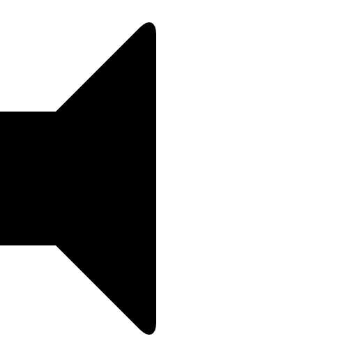 Mute volume symbol