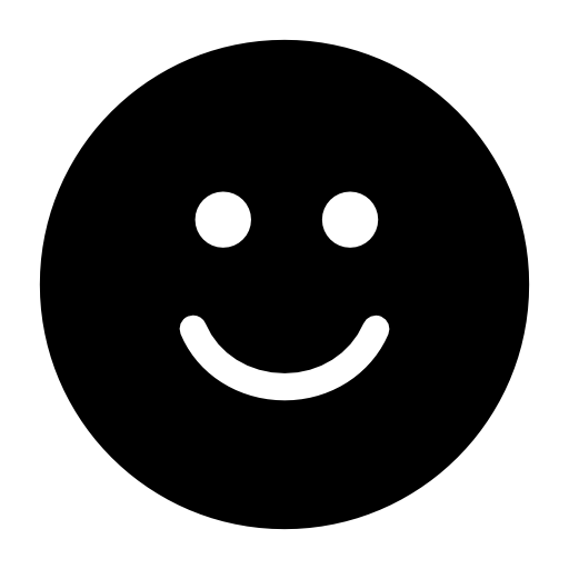 Smiling emoticon square face