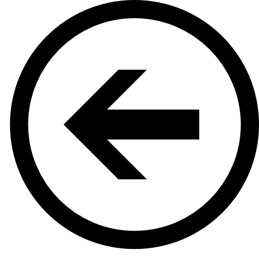 Arrow in circle point to left