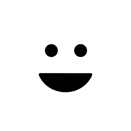 Emoticon square smile