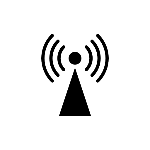 Wifi signal interface symbol