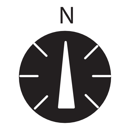 North in compass, IOS 7 interface symbol