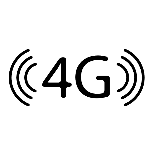 4G phone connection symbol