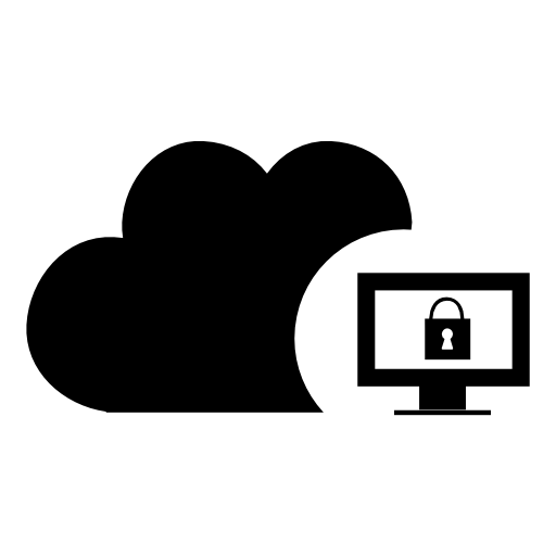 Cloud locked symbol