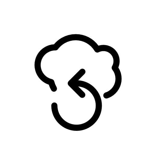 Refresh cloud outline