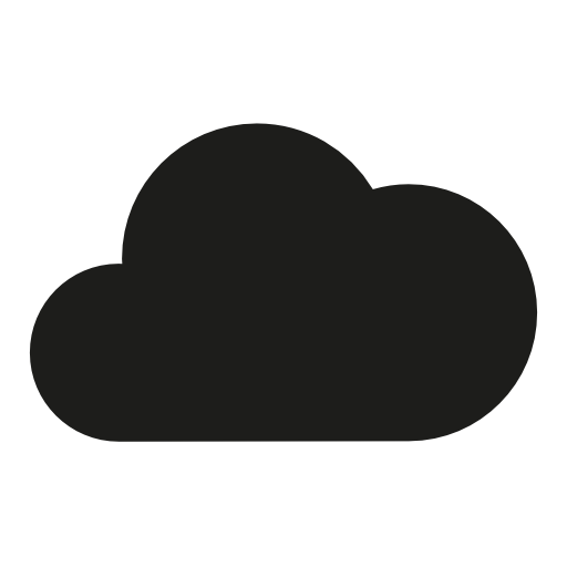 Cloud black shape