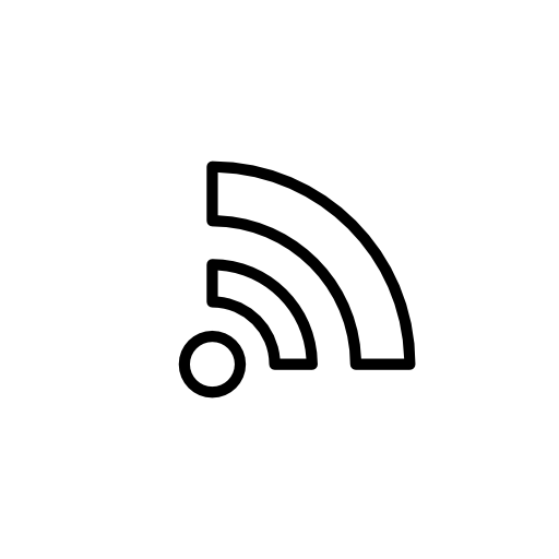 Wireless internet connection symbol