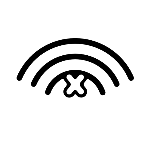 Phone interface internet connection signal symbol