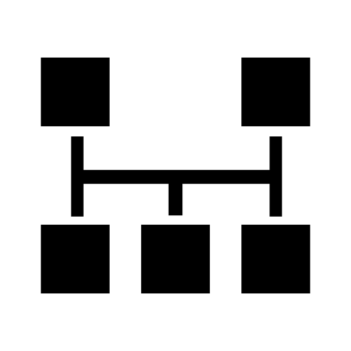 Five squares block scheme