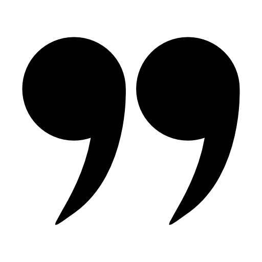 Right quotes symbol