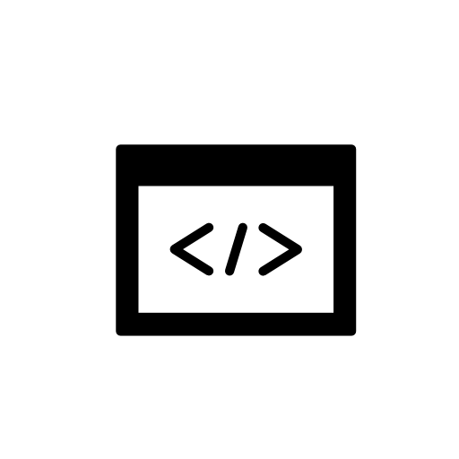 HTML seo interface symbol