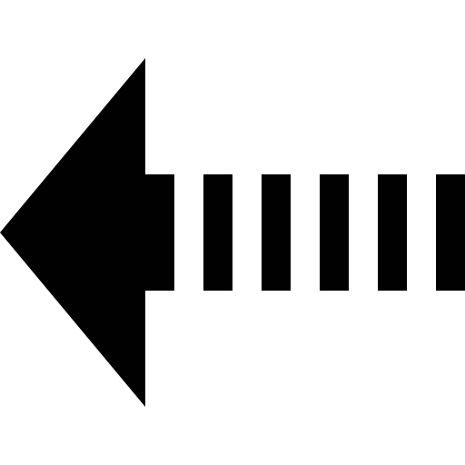 Arrow pointing left