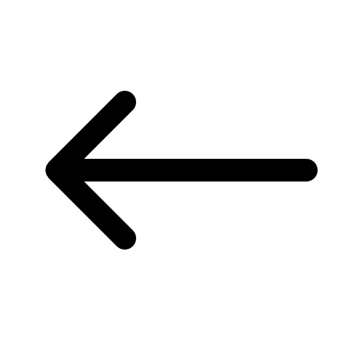 Little thin left arrow