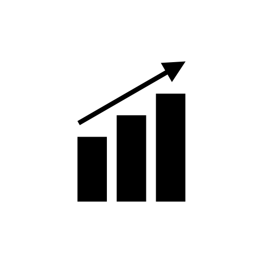 Calculations graphic of ascending bars