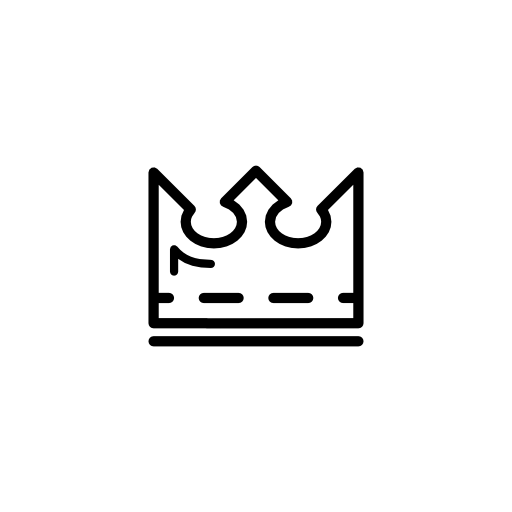 Royal crown outline