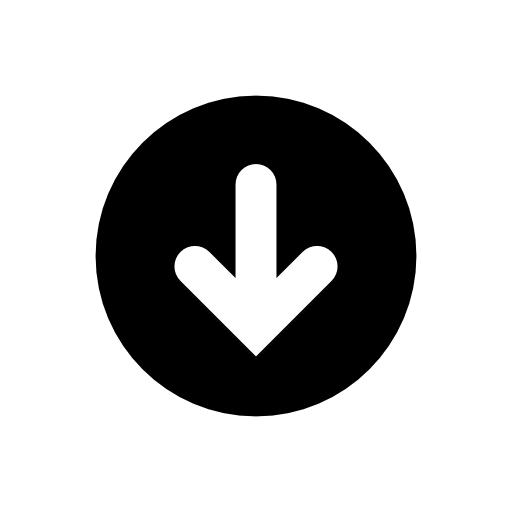 Down arrow in a circle