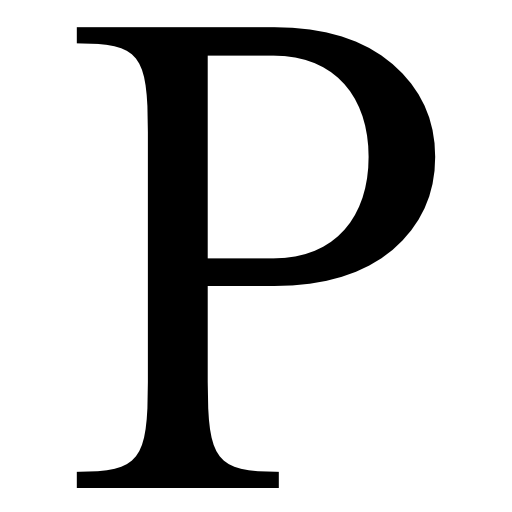 Pandora letter logo