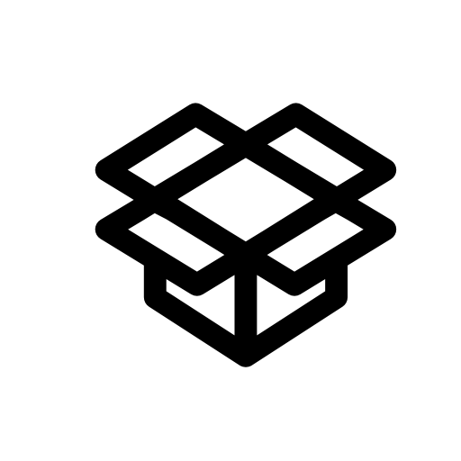 Dropbox outline logo