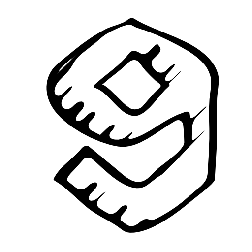 9Gag sketched logo