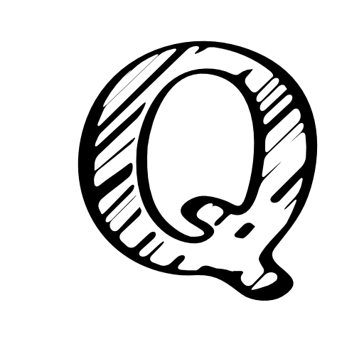 Quora sketched letter logo