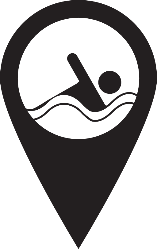 Pins maps swim