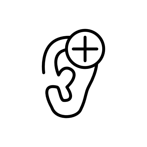 Ear increase audio symbol