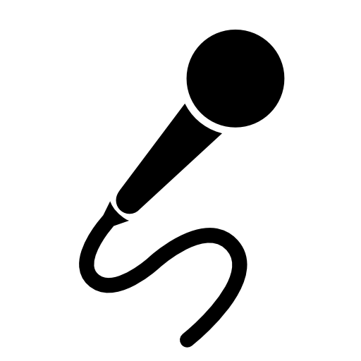 Microphone with wire