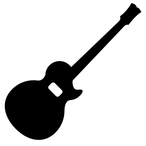 Acoustic guitar silhouette