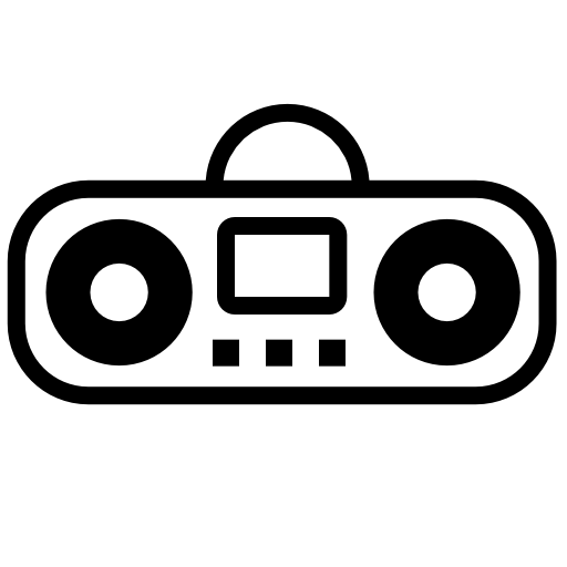 Boombox cartoon variant