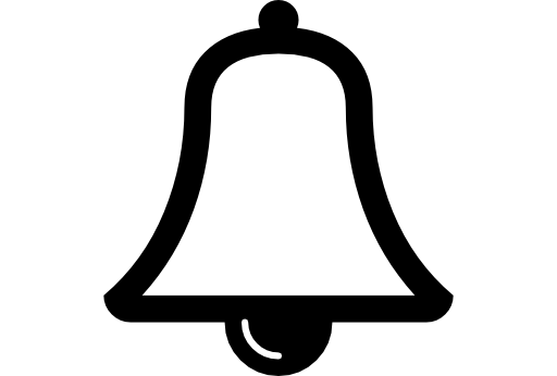 Musical bell outline