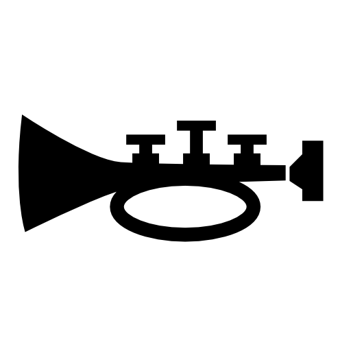 Trumpet silhouette