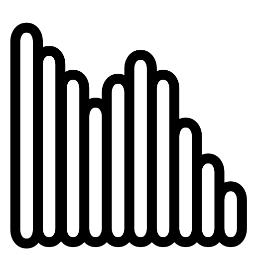 Equalizer bars outline