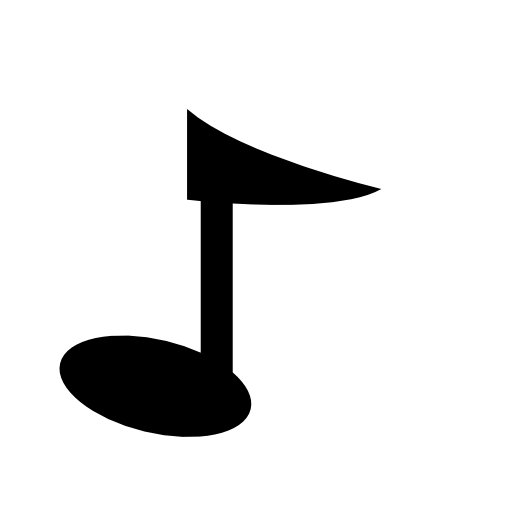 Musical note cartoon variant