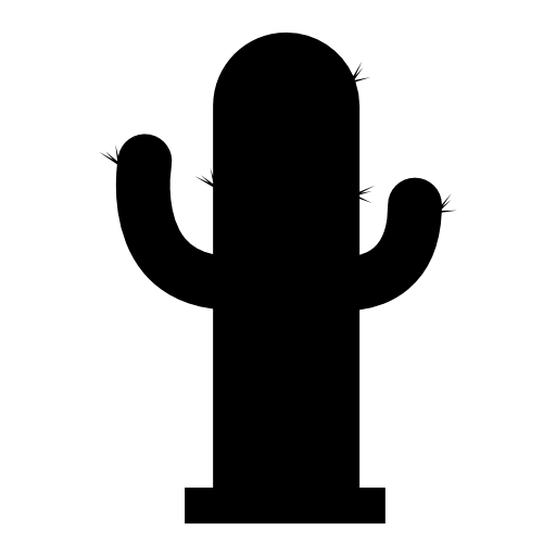 Cactus silhouette