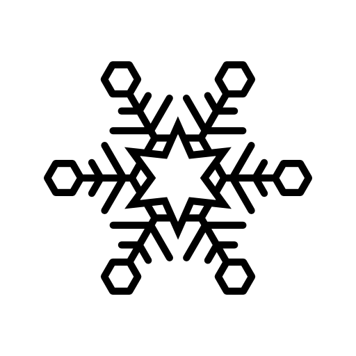 Winter season snowflake