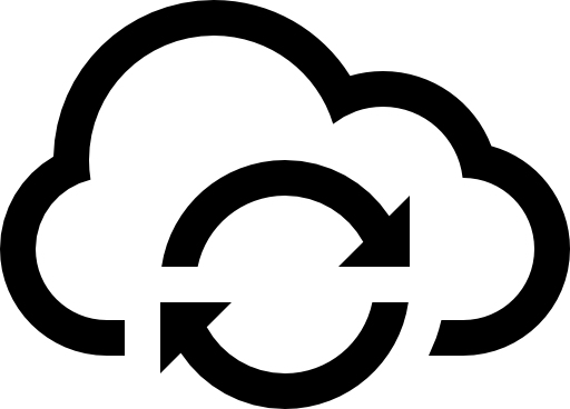 Cloud refresh arrow