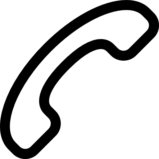 Telephone receiver outline