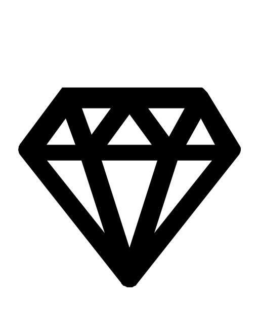 Diamond outline