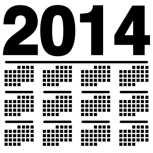 2014 wall calendar variant