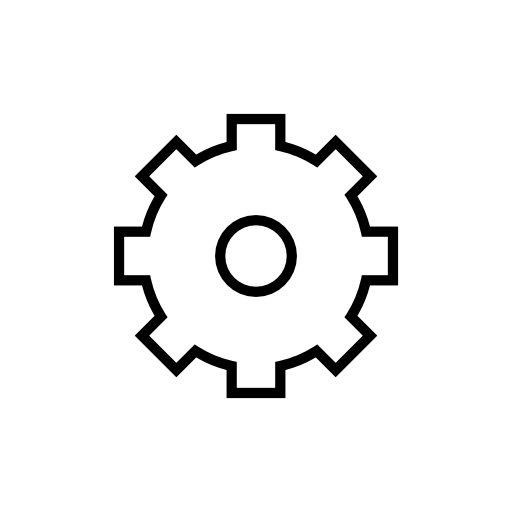 Cogwheel outline