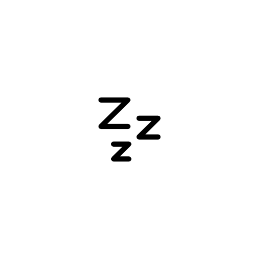 Zzz sleep symbol