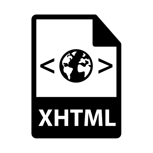 XHTML icon file format