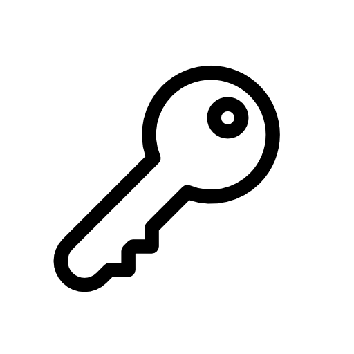 Outline of a key