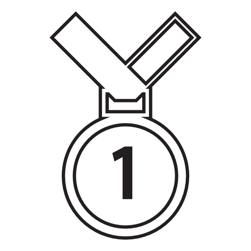 Number one medal