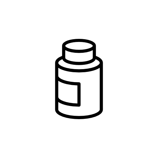 Supplement bottle variant outline