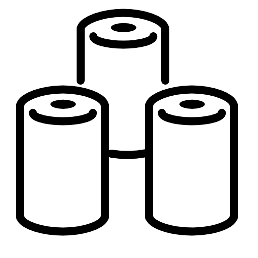 Paper rolls outline