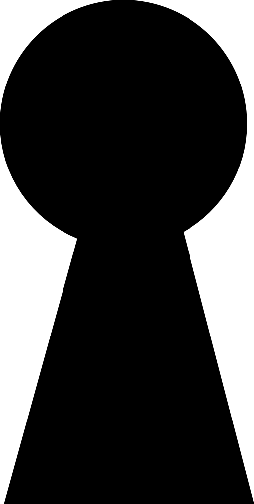 Keyhole silhouette