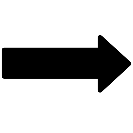 Right long black arrow