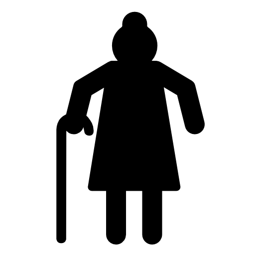 Grandmother silhouette